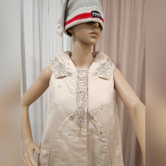 NWOT Rare Vintage Hand-Embroidered Gown/ Dress/ Coat By SHIATZY CHEN - Picture 4 of 16